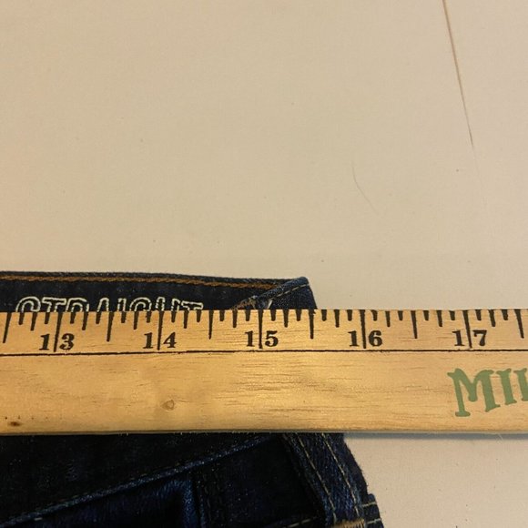 Madewell Rail Straight Jeans Mens 30x34 Blue Dark Wash Denim Straight Leg Pant - Picture 7 of 10